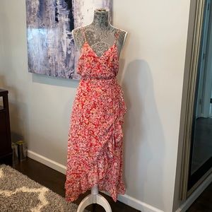 Q & A floral wrap dress - new with tag - medium
